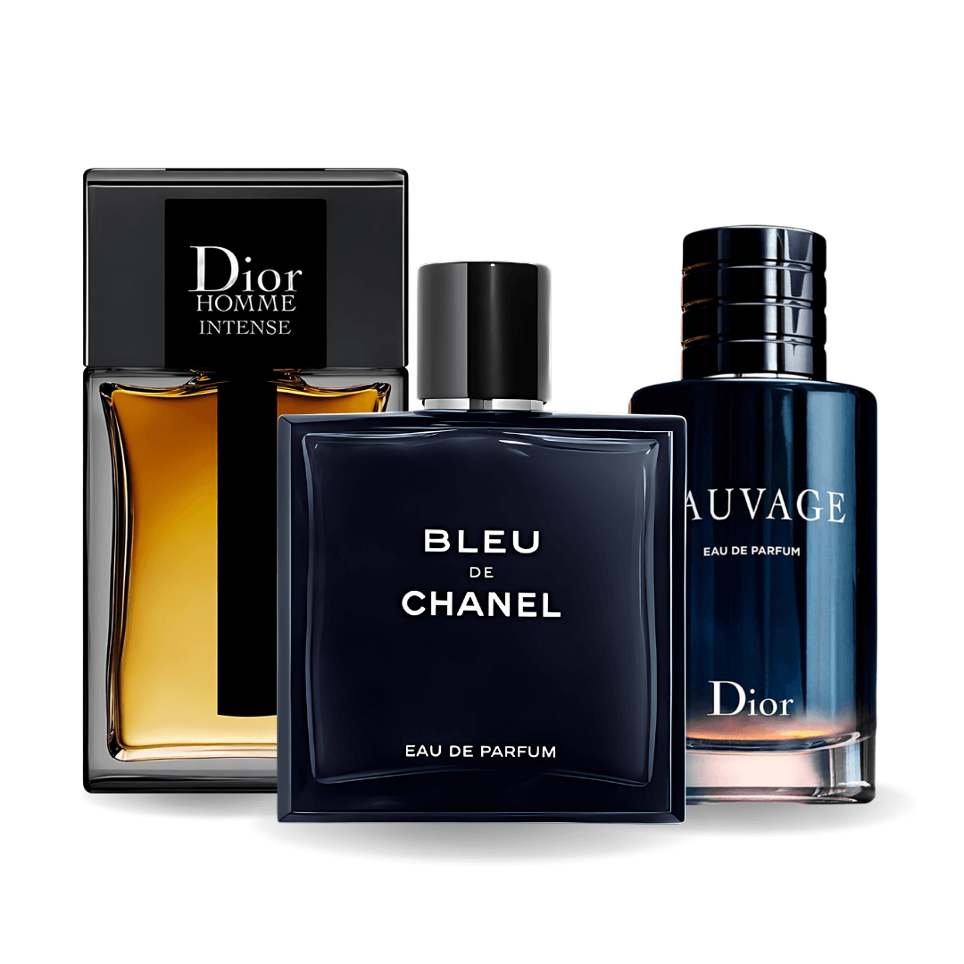 SADA 3 PARFÉMŮ SAUVAGE DIOR, BLEU DE CHANEL, DIOR HOMME INTENSE 100ML